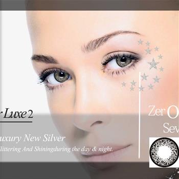 لنز رنگی فصلی ZeroSeven رنگ silver luxe 2 - 305