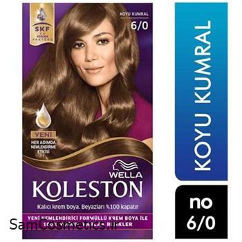 کیت رنگ مو ولا کلستون | Wella Koleston سری SKF شماره 6.0 پایه رنگ کاراملی تیره