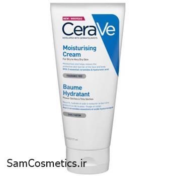 کرم مرطوب کننده پوست خشک و حساس سراوی | CeraVe حاوی سرامید و هیالورونیک اسید 177 میل