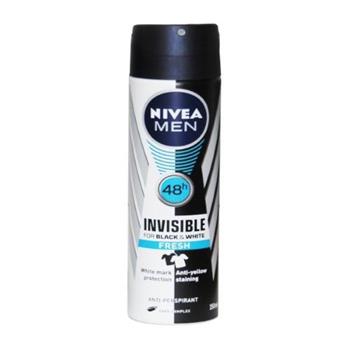 اسپری مردانه نیوآ | Nivea مدل B&W Invisible Fresh حجم 150 میل