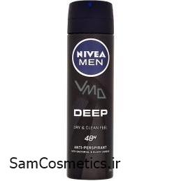 اسپری ضد تعریق مردانه نیوآ | Nivea مدل DEEP حجم 150 میل