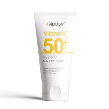 ضد آفتاب بی رنگ ویتالیر | Vitalayer حاوی ویتامین سی SPF50+ حجم 40 میل