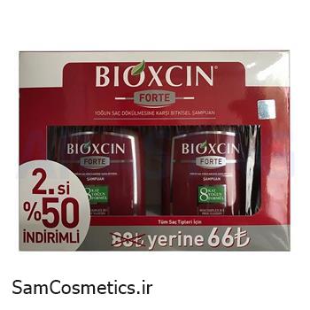 شامپو دوتایی بیوکسین | Bioxcin مدل ضد ریزش حجم 300 میل