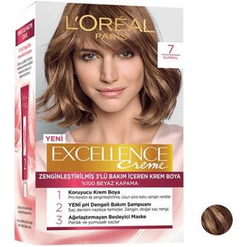 کیت رنگ مو لورآل | Loreal Excellence شماره 7 بلوند