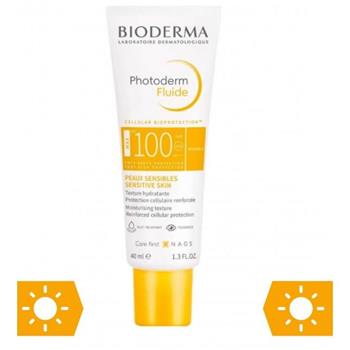 ضد آفتاب بایودرما | Bioderma مدل فتودرم فلوئید مکس SPF100 حجم 40 میل
