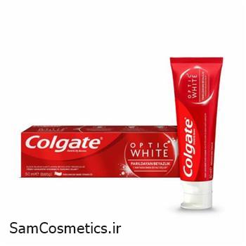 خمیر دندان سفید کننده کلگیت | Colgate مدل Optic White حجم 50 میل