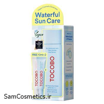 ضد آفتاب هیالورانیک + ویتامینه مایع توکوبو | TOCOBO همراه دو عدد ضد آفتاب 10 گرمی