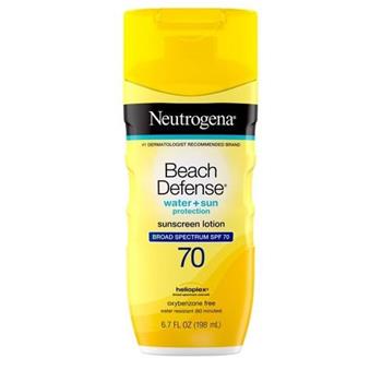 ضد آفتاب بدن نوتروژینا | Neutrogena مدل BEACH DEFENSE SPF70 حجم 198 گرم