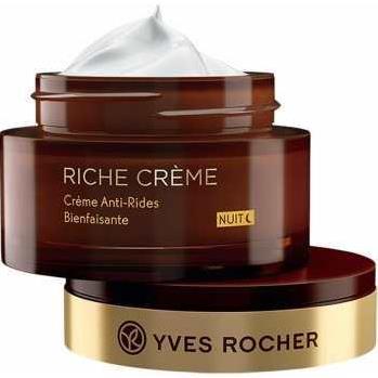 کرم شب ضد چروک ایوروشه | Yves Rocher مدل Riche Creme مناسب پوست خیلی خشک 50 میل