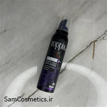 موس مو رنگی تاپیک | Toppik رنگ بنفش (01 violet) حجم 125 میل