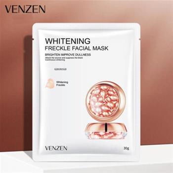 ماسک ورقه ای ونزن | VENZEN مدل سفید کننده و ضد لک وزن 30 گرم