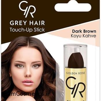 استیک پوشاننده موهای سفید گلدن رز | Golden Rose رنگ 02 dark brown