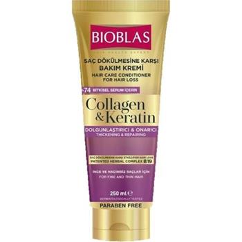 ماسک نرم کننده ضد ریزش موی بیوبلاس | BIOBLAS مناسب موهای نازک حاوی کلاژن و کراتین 250 میل