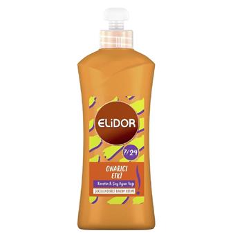 کرم مو نارنجی الیدور | Elidor مدل ترمیم کننده حاوی کراتین مایع و روغن درخت چای حجم 300 میل