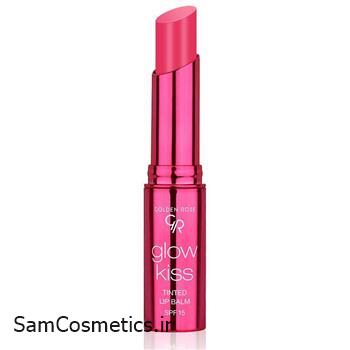 بالم لب تینت (رنگی) گلدن رز | Golden Rose مدل Glow Kiss رنگ Berry Pink 03