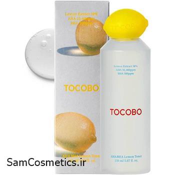 تونر AHA و BHA توکوبو | Tocobo مدل Lemon حجم 150 میل