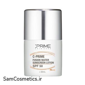 ضد آفتاب فلوئید پریم | prime مدل ویتامین ث +SPF50 حجم 40 میل