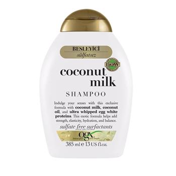 شامپو فری سولفات شیر نارگیل Coconut Milk او جی ایکس | ogx حجم 385 میلی
