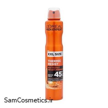 اسپری ضد تعریق مردانه لورآل | L'OREAL مدل Thermic Resist حجم 300 میل