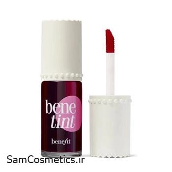 تینت لب و گونه بنفیت رنگ قرمز | benefit Cheek & Lip BENETINT | مدل BENETINT