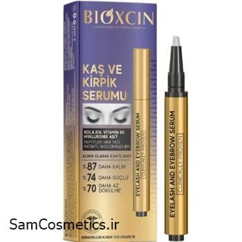 سرم تقویت کننده مژه و ابرو بیوکسین حجم 3 میل | Bioxcin Eyebrow & Eyelash Serum