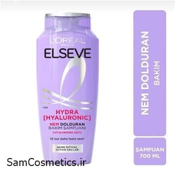 شامپو السیو مدل Hydra Hyaluronic حجم 700 میل | آبرسان و ضد خشکی | L'Oréal Elseve