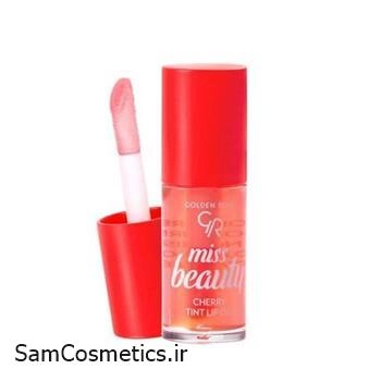 تینت و روغن لب گلدن رز | Golden Rose مدل گیلاس Miss Beauty حجم 6 میل