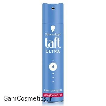اسپری حالت دهنده مو تافت | Taft مدل Ultra قدرت نگهداری +4 حجم 250 میل