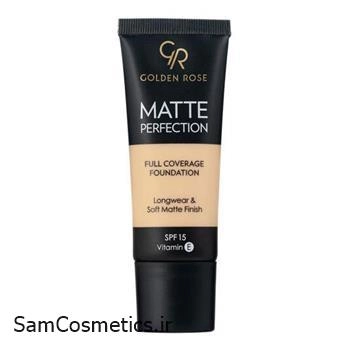 کرم پودر مات گلدن رز | Golden Rose Matte Perfection | کد W3