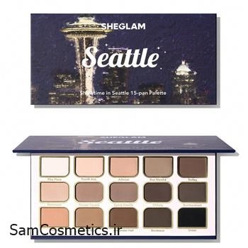 پالت سایه چشم 15 رنگ شیگلم | SHEGLAM مدل Showtime In Seattle