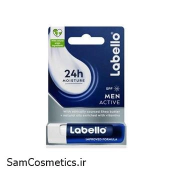 بالم لب مردانه لابلو | Labello مدل Men Active حجم 5.5 میل
