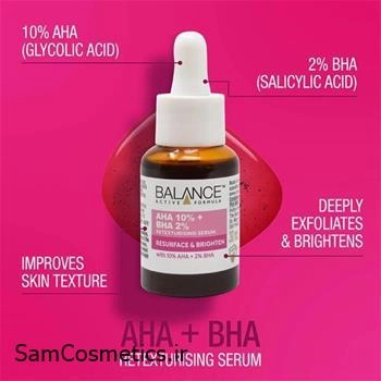 سرم پیلینگ و لایه بردار AHA10% و BHA2% بالانس | Balance حجم 30 میل