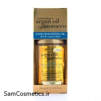 روغن مو آرگان مراکشی او جی ایکس | OGX morocco مناسب موی خشک حجم 100 میل