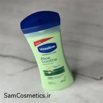 لوسیون بدن پوست خشک و حساس وازلین | Vaseline مدل آلوئه ورا 400 میل