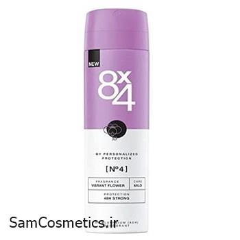 اسپری ضد تعریق 4×8 مدل Vibrant Flower No.4 حجم 150 میل | 8x4 Deodorant Spray