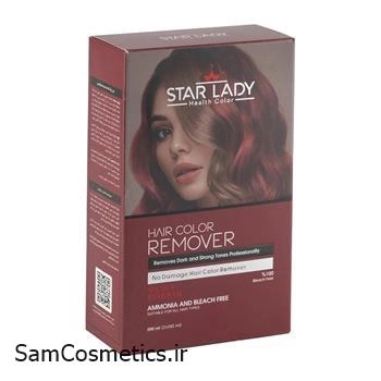 ریمور رنگ مو استارلیدی حجم 200 میل | Star Lady Hair Color Remover | بی رنگ کننده مو