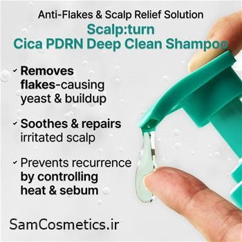 شامپو پاک‌کننده عمقی پوست سر لیلی ایو مدل Scalp Cica PDRN وزن 500 گرم | LILYEVE Deep Clean Shampoo
