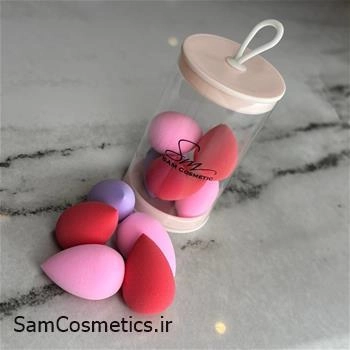 اسفنج (بیوتی بلندر) آرایشی مینی سام کازمتیکز | Sam Cosmetis مدل مینی 5 تایی