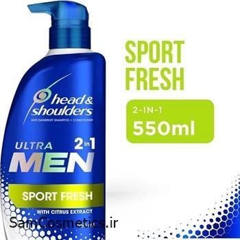 شامپو و نرم کننده ضد شوره 2 در 1 HEAD & SHOULDERS مدل SPORT FRESH | مناسب آقایان