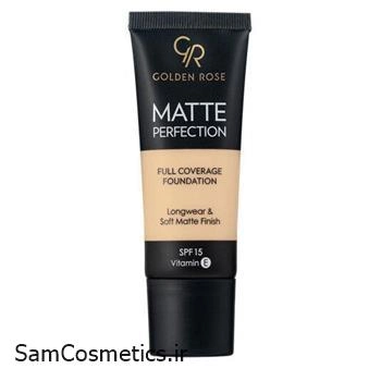 کرم پودر مات گلدن رز | Golden Rose Matte Perfection | کد N3
