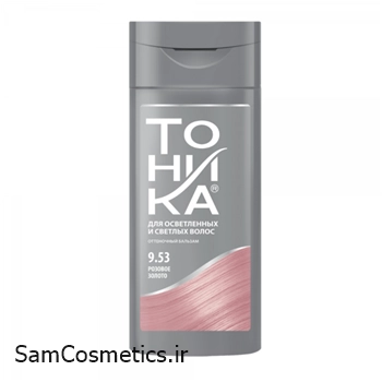 شامپو رنگساژ تونیکا | TONIKA رنگ بلوند صورتی شماره 9.53