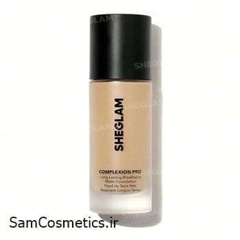 کرم پودر شیگلم پوست چرب Complexion Pro رنگ Sand حجم 30 میل | مات و بادوام | SHEGLAM