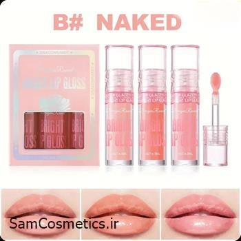 پک 3 عددی برق لب (لیپ گلاس) نود دراگون | Dragon کد B