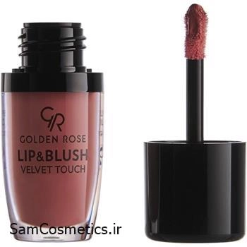 رژگونه و رژ لب مایع گلدن رز | Golden Rose رنگ 02 Salmon Pink