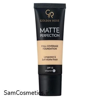کرم پودر مات گلدن رز | Golden Rose Matte Perfection | کد N4