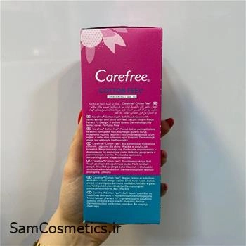 پد روزانه کرفری | Carefree سایز کوچک و مدیوم بسته 20 عددی