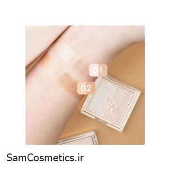هایلایتر دو تایی گلدن رز | Golden Rose مدل SO GLOW شماره 102 رنگ SUNSHINE