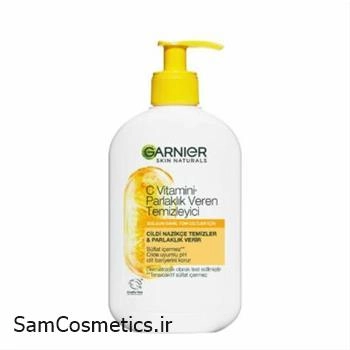ژل شستشو بدون سولفات گارنیر | Garnier ویتامین سی C انواع پوست حجم 250 میل