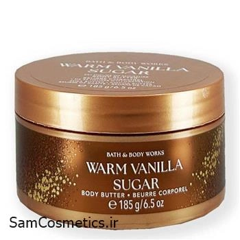 کره بدن بث اند بادی ورکس 145 میل | Bath & Body Works Body Butter | رایحه Warm Vanilla Sugar