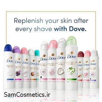 اسپری ضد تعریق زنانه داو | Dove مدل GO FRESH رایحه گلابی حجم 150 میل